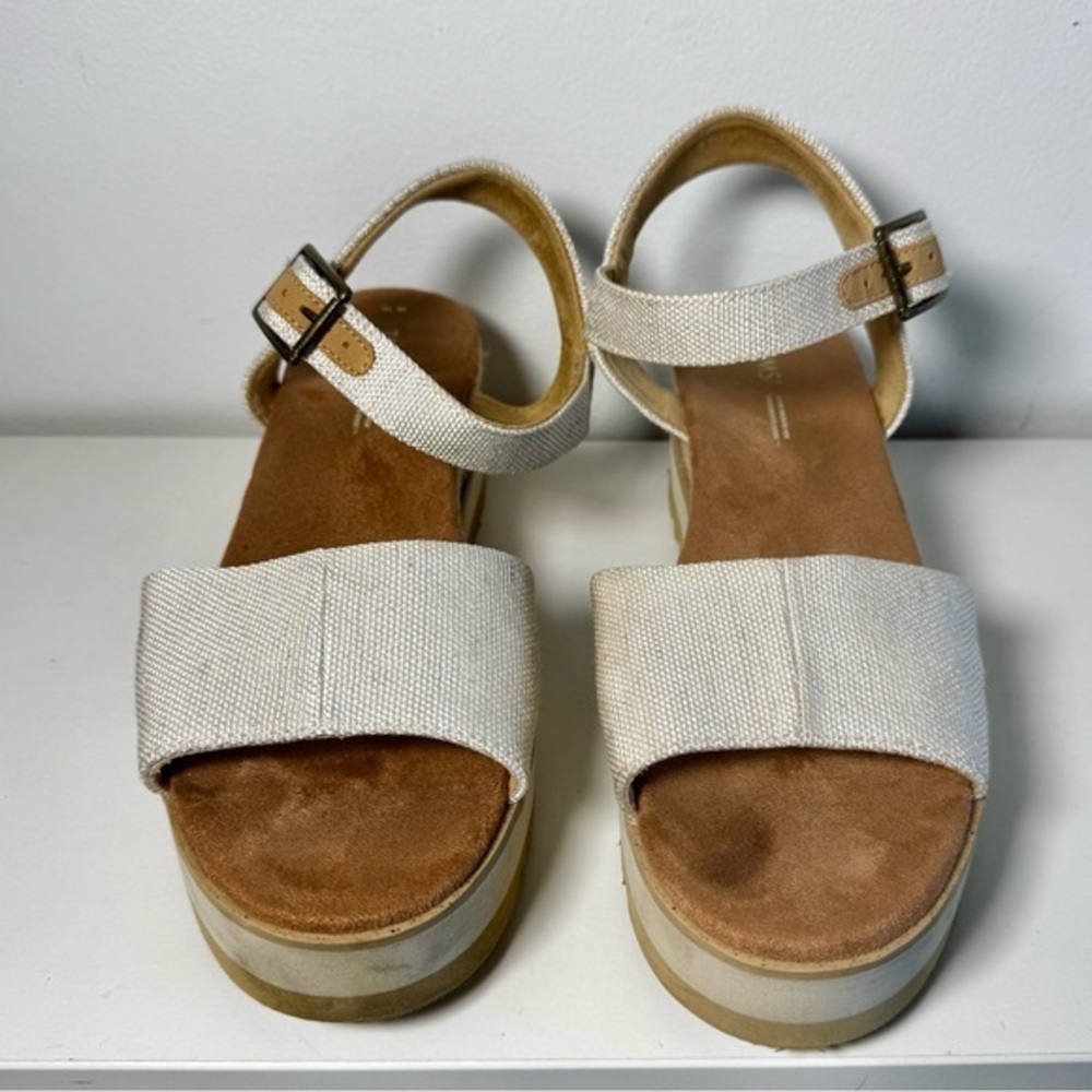 TOMS Women's Diana Flatform Wedge Sandals Size 10